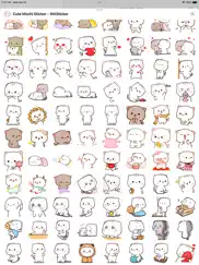 cute mochi sticker - wasticker ipad images 4