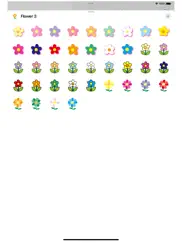 flowers 3 stickers ipad images 1