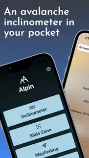 alpin: avalanche inclinometer iphone images 1