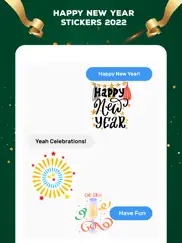 2022 happy new year stickers! ipad images 2