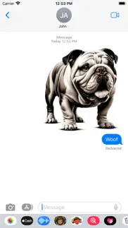 bulldog stickers iphone capturas de pantalla 4