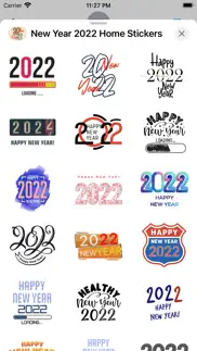 new year 2022 home stickers iphone images 2