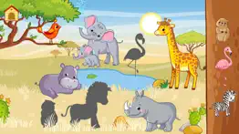 Животные для детей: игра пазлы айфон картинки 3