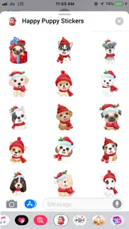 happy puppy emojis iphone capturas de pantalla 1