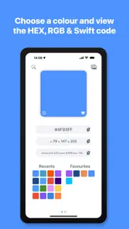 developer colour palette iPhone Captures Décran 1