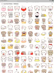 cute mochi sticker - wasticker ipad images 2