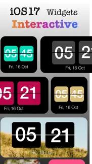 flip clock - digital clock iphone images 3
