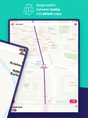 delhi metro interactive map ipad bildschirmfoto 2