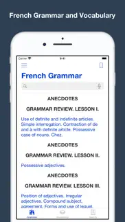 french grammar and vocabulary iphone images 1