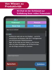 ki chat - chatbot deutsch ipad bildschirmfoto 3
