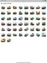 vintage car stickers ipad images 1