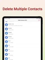 delete multiple contacts erase ipad images 1