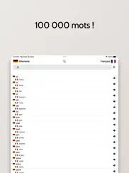 dictionnaire allemand/français iPad Captures Décran 3