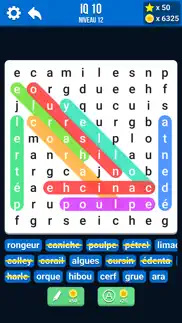 jeux mot mele en francais iq iPhone Captures Décran 2