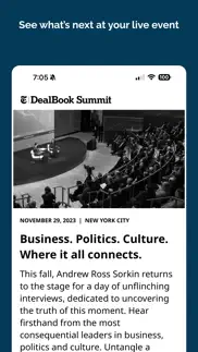 dealbook summit 2023 iphone capturas de pantalla 1