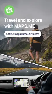maps.me: offline maps, gps nav iphone images 1