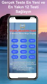 toefl reading test pro iphone resimleri 2