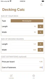 decking calculator, material iphone images 1