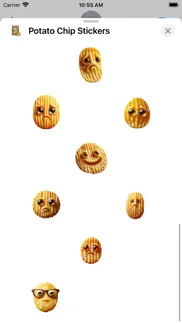 potato chip stickers iphone resimleri 3