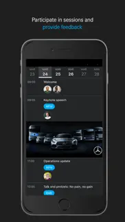 mercedes-benz eventapp iphone capturas de pantalla 4