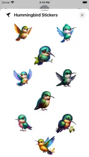 hummingbird stickers iphone resimleri 1