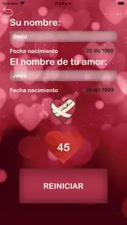 calculadora amor compatibles iphone capturas de pantalla 3