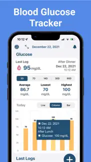 blood glucose tracker sugar iphone images 1