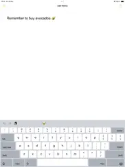 memo widget iPad Captures Décran 2