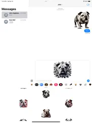 bulldog stickers ipad capturas de pantalla 4