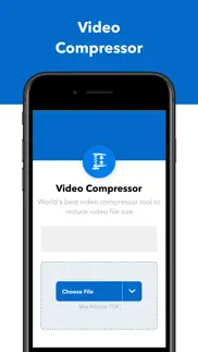 video compressor for mp4, mov iPhone Captures Décran 1