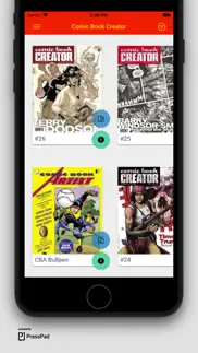 comic book creator magazine iPhone Captures Décran 1