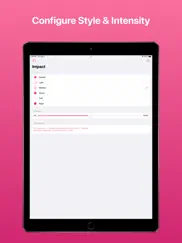 haptics - test haptic feedback iPad Captures Décran 3