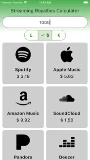 streaming royalties calculator iphone images 1