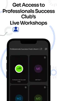 professionals success club iPhone Captures Décran 4