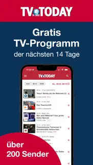 tv today - fernsehprogramm iphone bildschirmfoto 1