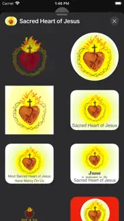 sacred heart of jesus stickers iphone images 3