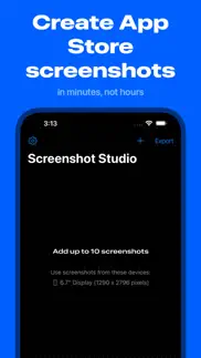 screenshot studio - app mockup iPhone Captures Décran 1