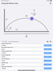 projectile motion calc ipad images 4