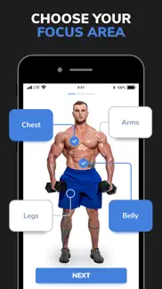 workouts for men: gym & home iphone images 4