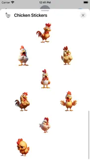 chicken stickers iPhone Captures Décran 3