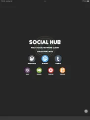 socialhub - socialmedia client ipad images 1