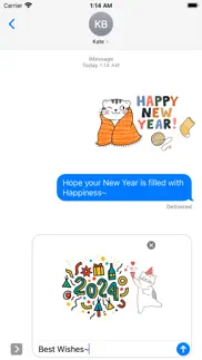 2024 happy new year sticker iphone images 2