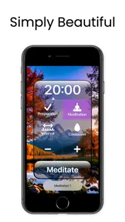 meditate meditation timer iphone bildschirmfoto 1