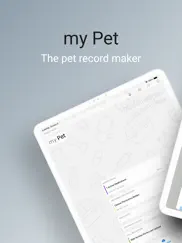 my pet - the pet record maker айпад изображения 1