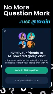 brain - group chat with ai bot iphone images 2