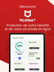 mcafee security : vpn internet iPad Captures Décran 1