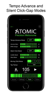 atomic metronome iPhone Captures Décran 2