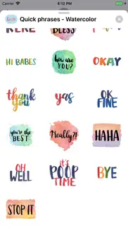 quick words - text stickers iphone images 3
