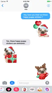 happy puppy emojis iphone capturas de pantalla 4