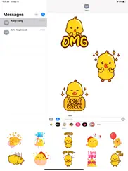 pop chicken stickers ipad images 2